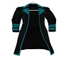 LayerCoat Blk TealTrim M