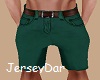 Shorts Aqua / Brown