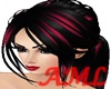 sandra black red hair