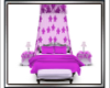 fairy bed purple white