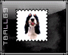 Licking Puppy Stamp