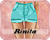 !Rini~ Shorts Cyan