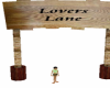Lovers lane sign