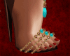 KUK)Jewelery shoes heels