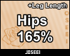 Hips 165%