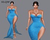 Blue Party Dress
