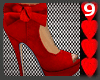 J9~Fashion Heels Red