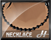 !H! Buttoned Necklace-M
