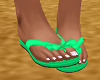 FG~ Mint Bow Sandals