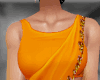 SY| Retro saree orange