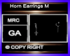 Horn Earrings M