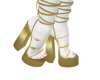 *B* Gold Chunky Heels