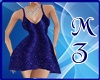 MZ/ Blue Glitter Dress