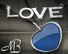 -MB- Blue Love Neklace