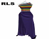 RLS Gown Rainbow Purple