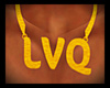 LVQ Necklace Gold Costom