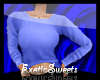 ES} Blue Sweater Top