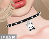 ♛Bunny Black Choker