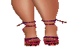 colourful cheeta heels