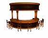 Half wooden bar