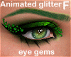 emerald eyeliner gems