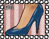 [EM] Blue PVC Heels