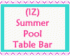 Summer Pool Table Bar