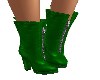 GREEN LEATHER BOOTS