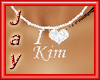 !J1 I ♥ Kim Necklace