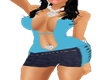 [xxl] baby blue n jeans