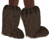 E* fur Boots /brown