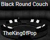 [TK0P]Black Round Couch