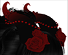 Blood Red Horn + Flowers