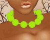 L4.green bead necklace