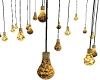 Gold animated bulbs