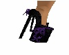 blk purple corset heels