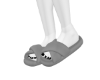 Grey Soft Slippers