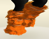 LUXX Orange fur boot