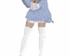 Blue Fur Dress