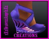 Purple Wedge Shoes 