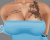 sw Blue Strapless Dress