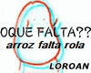zueira O que falta