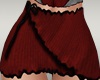 Red tie up skirt