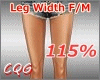 CG: Leg Width 115%