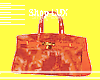 Orange TieDye Bag FURN