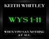 Keith Whitley~WhenYouSay