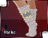 H Batman Socks