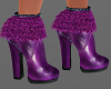 H/Purple Fur Boots