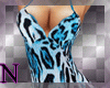 xtra sexy blue leopard