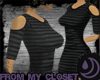 FMC: Grey Striped Dress